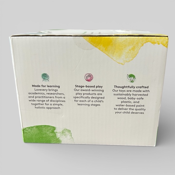 Lovevery Nesting Felt Baskets 3-piece set, designed for toddlers 13 Months NIB - Picture 4 of 5